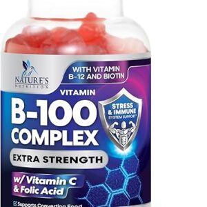 Extra Strength Super B Complex Gummies – 60