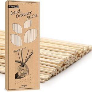 VFULIE 100PCS Reed Diffuser Sticks – 10 Inch
