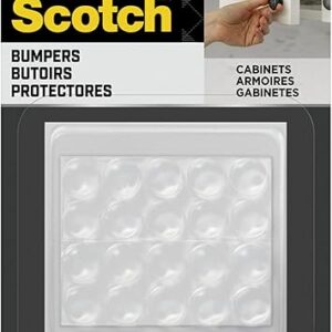 Scotch Clear Adhesive Bumper Pads, 20 PCS
