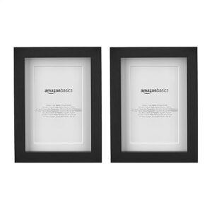 Amazon Basics Black Photo Frame 2-Pack