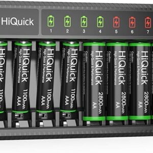 HiQuick 8 Bay Smart Battery Charger