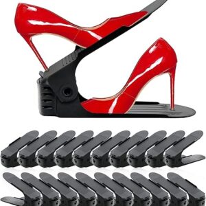 20-Pack Adjustable Shoe Slots Organizer