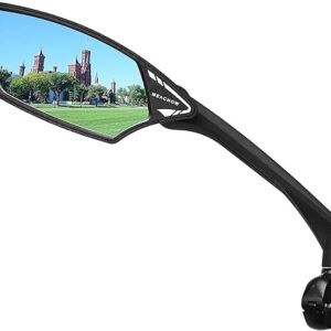 MEACHOW Rotatable Scratch Resistant Bike Mirror