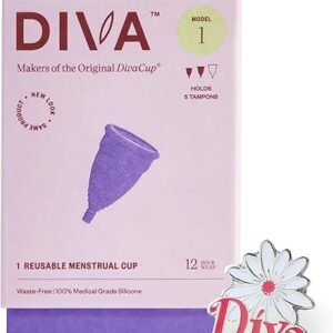Diva Cup & Pin – Reusable Menstrual Care