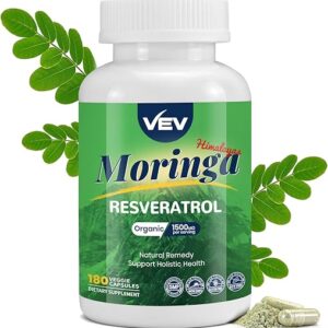 VEV Moringa Capsules with Resveratrol & Turmeric