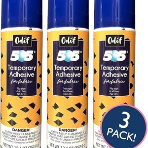 USA 505 Spray & Fix Fabric Adhesive 3 Pack