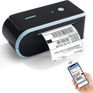 JADENS Wireless Bluetooth Thermal Label Printer