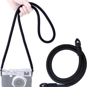 VKO Climbing Rope Camera Strap – Black