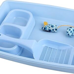 PAWISE 4-Piece Cat Litter Box Set