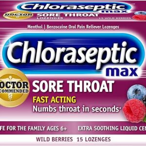 Chloraseptic Max Strength Wild Berry Lozenges