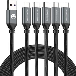 5-Pack 3FT USB Type C Charging Cables