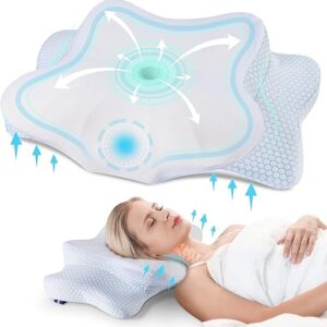 DONAMA Ergonomic Cervical Memory Foam Pillow
