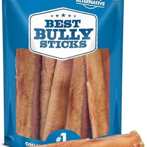 Best Bully Sticks 6 Inch Thick – 5 Count