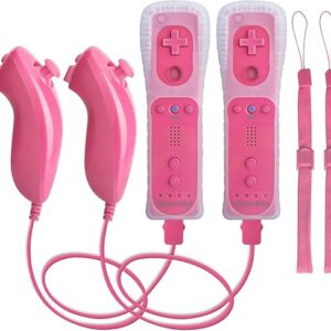 Motion Plus Wii Controllers 2-Pack with Nunchucks