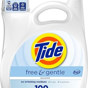 Tide Free & Gentle Liquid Detergent, 100 Loads