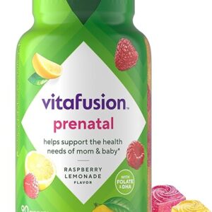 vitafusion PreNatal Gummy Vitamins, 90 Count