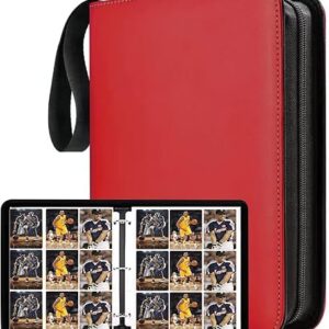 900 Pocket Trading Card Binder – Red