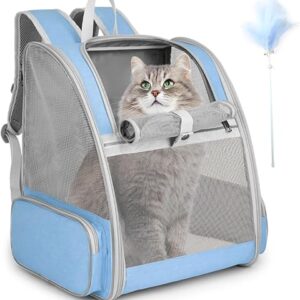 Large Pet Backpack Carrier with Toy