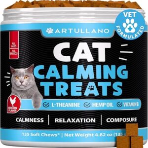 Hemp Cat Calming Treats for Stress Relief