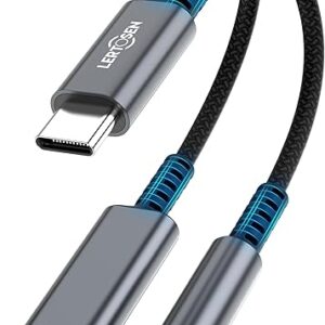 2-in-1 USB C to 3.5mm Adapter
