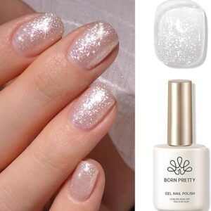 Born Pretty Silver Shimmer Glitter Nail Gel