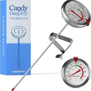 Pot Clip Candy and Frying Thermometer