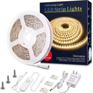 MY BEAUTY LIGHT 16.4ft Warm White LED Strip
