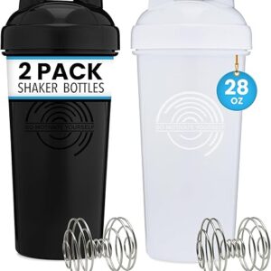 GOMOYO 2-Pack 28-Ounce Shaker Bottles