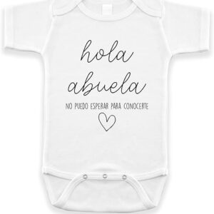 Hola Abuela Spanish Pregnancy Announcement Bodysuit
