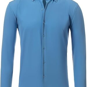 Men’s Slim Fit Long Sleeve Dress Shirt