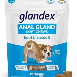 Glandex Anal Gland Chews for Dogs – 30 Count