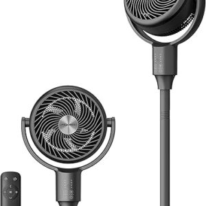 PELONIS 22ft/s Quiet Oscillating Fan with Remote