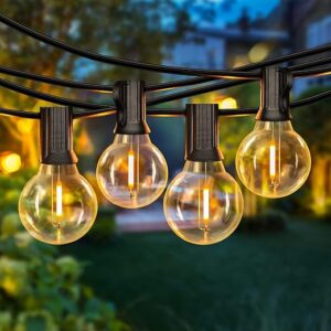50FT Shatterproof LED G40 String Lights