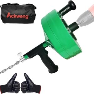 50 Ft Drain Snake with Drill Attachment