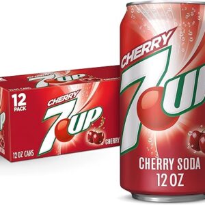 7UP Cherry Soda, 12 oz Cans, 12 Pack