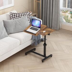 Mobile Rolling Overbed Laptop Stand Table