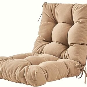 ARTPLAN Outdoor Wicker Tufted Chair Cushions