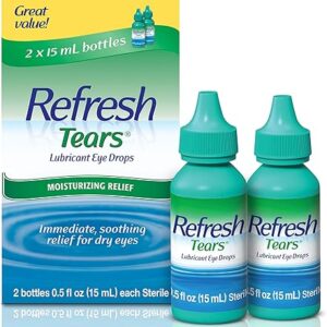 Refresh Tears Lubricant Eye Drops, 2 Bottles