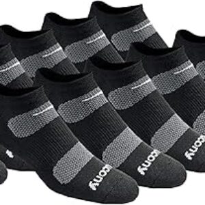 Saucony Men’s No-Show Comfort Fit Socks