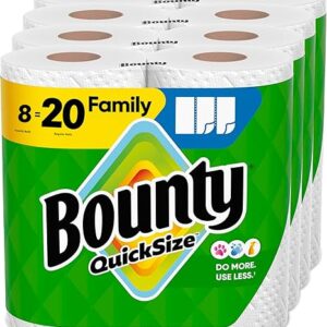 Bounty Quick Size Paper Towels, 8 Rolls