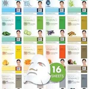 DERMAL 16 Collagen Essence Face Mask Pack