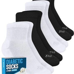 Doctor’s Select Diabetic Ankle Socks – 4 Pairs