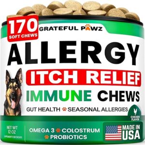 Dog Allergy Relief Chews for Itchy Skin