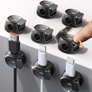 8Pack Cord Organizer Clips for Desk