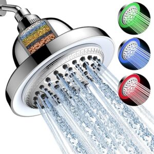 LED Color Changing High Pressure Shower Head