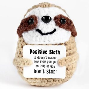 ZLSPTK Crochet Sloth Emotional Support Plush