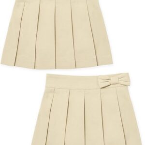 Baby Girls’ Bow Pleated Skort 2 Pack