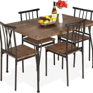 5-Piece Modern Indoor Dining Table Set