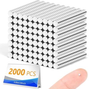 2000 Pack Small Neodymium Refrigerator Magnets