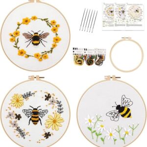 Lukinbox Beginner Embroidery Kit – 3 Sets